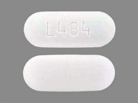 Example L484; Select the the pill color (optional). . L434 oblong white pill